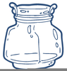 Mason Jar With Flowers Clipart Image