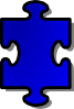 Jigsaw Blue Puzzle Piece Clip Art