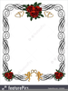 Clipart Red Roses Border Image