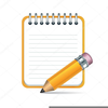 Notepad And Pencil Clipart Image