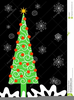 Modern Christmas Tree Clipart Free Image