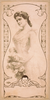 [three-quarters View Of Woman Holding Flowers] Image