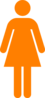 Aiga Female Orange Clip Art