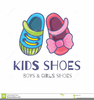 Childrens Shoe Clipart Image
