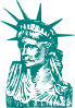 Statue Of Liberty Detail Clip Art