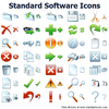 Standard Software Icons Image