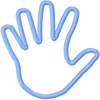 Outline Of Hand Clipart Image
