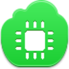 Free Green Cloud Chip Image