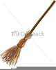 Witch With Broom Clipart Image