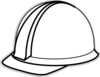 White Hard Hat Clip Art