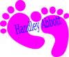 Blue Baby Feet Clip Art