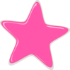 Pink Star Editedr Clip Art
