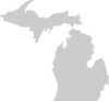 Grey Michigan Clip Art