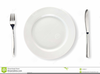 Plate Knife And Fork Clipart Image