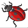 Lady Bugs And Clipart Image