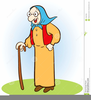 Little Old Lady Clipart Image