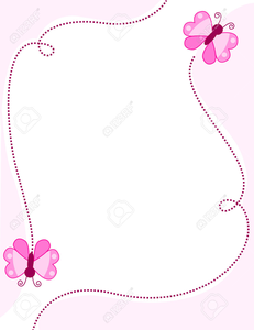 Butterfly Frames Clipart Image