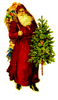Old Fashioned Christmas Tree Clipart Image