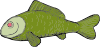 Green Fish Clip Art