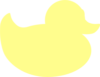 Yellow Rubber Ducky Clip Art