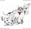 Cats And Dogs Clipart Image
