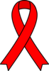 Red Awareness Ribbon Clip Art