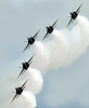 The U.s. Navy Flight Demonstration Team, The Blue Angels Perform In The Final Show Of The 2003 Season Image