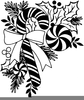 Stocking Clipart Black And White Image