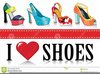 Walking Shoes Clipart Image