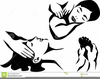 Black And White Spa Clipart Image