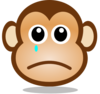 Sad Monkey Face Clip Art