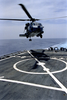 Sh-60 Seahawk Conducts Deck Landing Qualifications Image