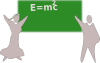 Einesteins E=mc2 Written Wrong E=m2c Clip Art