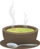 Hot Steaming Bowl Of Soup Clip Art