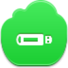 Free Green Cloud Flash Drive Image