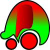 Red Green Car Icon Clip Art