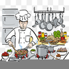 Free Clipart Chef Cooking Image
