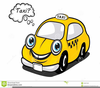 Animated Taxi Clipart Image