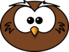 Owl Head Clip Art