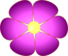 Violet Flower Clip Art