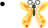 Butterfly With Glasses Clip Art