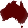 Red Australia Svg  Clip Art