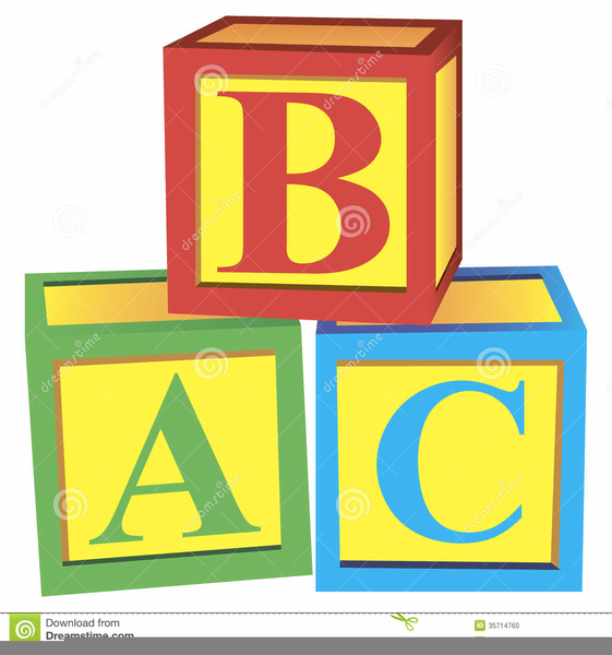 Alphabet Building Blocks Clipart | Free Images at Clker.com - vector