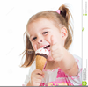 Clipart Of Girl Eating Ice Cream Image