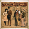 Percy G. Williams Presents The Four Mortons Breaking Into Society A Musical Farce In Three Acts. Image