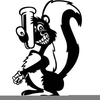 Stinky Skunk Clipart Image