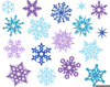 Snowflake Silhouette Clipart Image