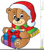 Christmas Teddy Bear Clipart Image
