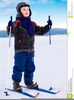 Snow Skier Clipart Image