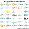 Large Weather Icons Image